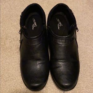 Black booties size 10